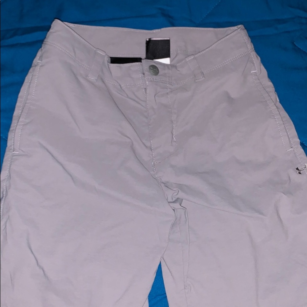 Boys Under Armour Shorts Grey